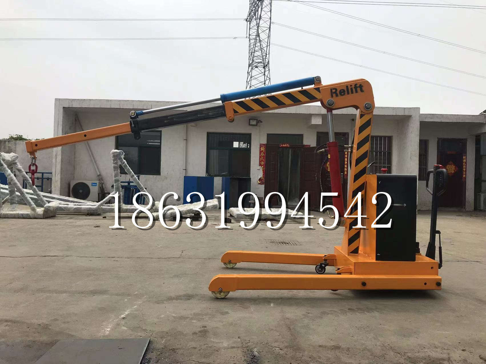 潮州镇久征定做3吨三轮随车吊 农用园林绿化移树吊 平板工程用小吊机